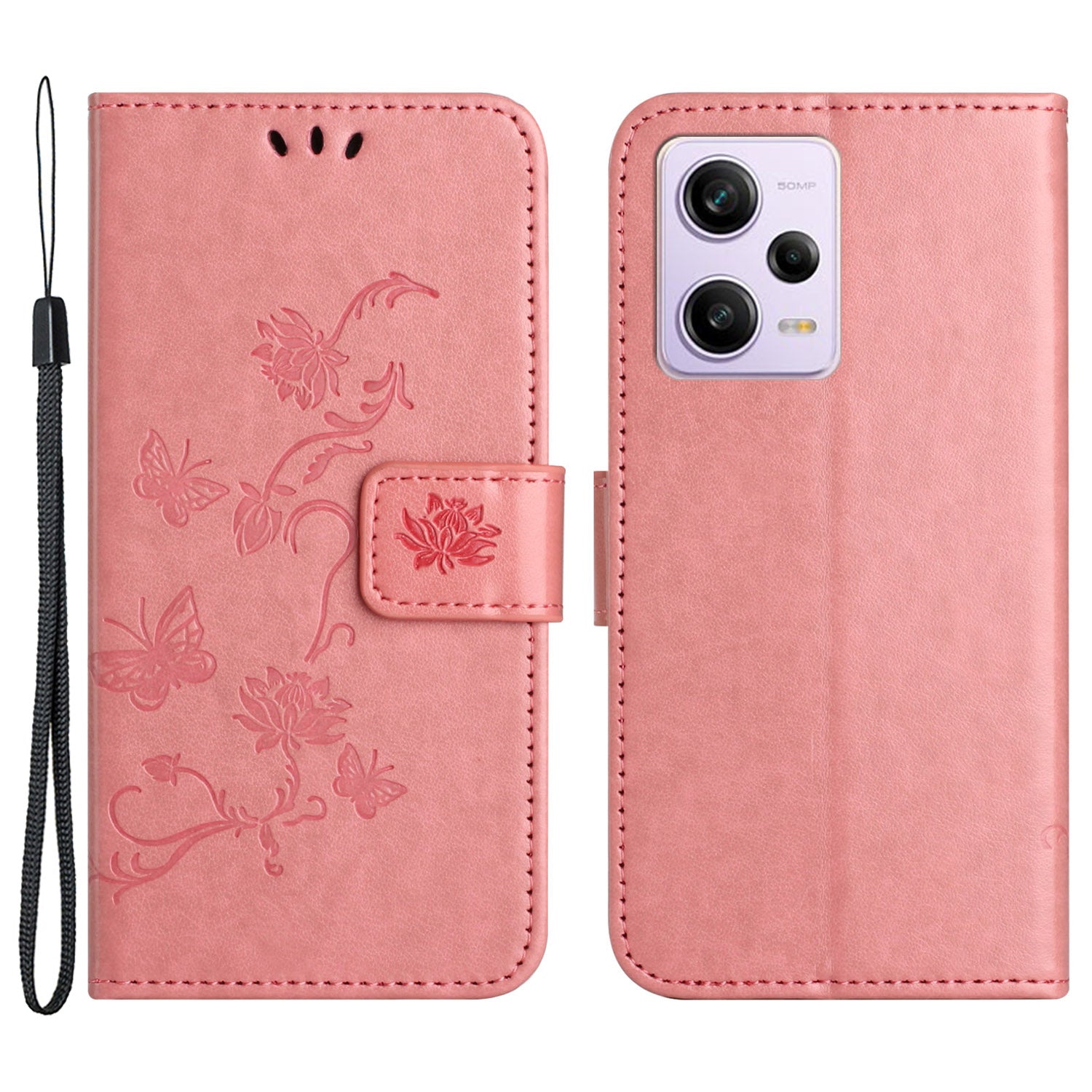 Shockproof Phone Case For Xiaomi Redmi Note 12 Pro 5G PU Leather Phone Cover with Imprinted Butterfly Flower Pattern and Stand Wallet Shockproof Phone Case For Xiaomi Redmi Note 12 Pro 5G PU Leather Phone Cover with Imprinted Butterfly Flower Pattern and Stand Wallet